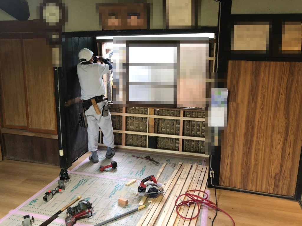 内装リフォーム工事　壁